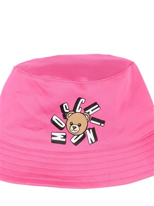 Cappello unisex Moschino Baby rosa con logo MOSCHINO BABY | MNX057LPA0150533